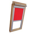 Verdunkelungsrollo ALU Thermo für Velux Dachfenster VU/VL Y/VKU - rot