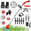 700W Akku Rasentrimmer 21V Elektrotrimmer Grasschneider Freischneider Motorsense