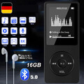 Bluetooth MP3 MP4 Player LCD Display HiFi Bass Musik Spieler FM Radio Audio DE