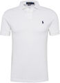 Original Polo Ralph Lauren Slim Fit Poloshirt 710548797-001 Kurzarm Gr. M weiß