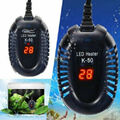 25-100 Watt Digitale Aquarium Wasser Heizung Heizstab Heizer Regelheizer HOT