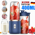 Tragbar Standmixer 400ml Elektrischer Ice Crusher Smoothie Maker Mixer Blender