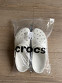 Crocs klassische Herren Clogs Hausschuhe Größe UK 13 US 14 EU 49-50 weiße Flip-Flops