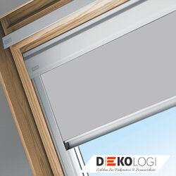 VELUX Verdunklungsrollo DBL Classic für Dachfenster weiß beige schwarz grau