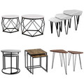 2er Set 3 Couchtisch Satztisch Garnitur Sofa Beistelltisch Industrial Wohnzimmer