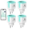 Wi-Fi Smart Plug Energie Monitor Sprachsteuerung mit Alexa für Balkonkraftwerk