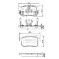 NIPPARTS J3614017 Bremsbelagsatz, Scheibenbremse für HONDA