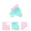  2 Pcs Kind Futtermatte Für Kleine Haustiere Welpen-Wassernapf-Matte