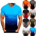 T-Shirts Bluse T-shirt Weich Yoga 3D Atmungsaktiv Bedruckt Fitnessstudio
