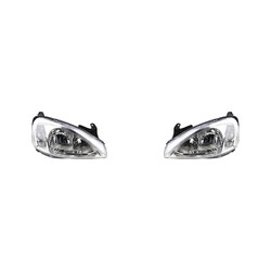 Scheinwerfer Set Halogen passend für Opel Corsa C -03 H7 H7 System Valeo Li. Re