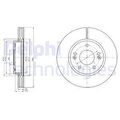 2x DELPHI BG4281C Bremsscheibe für HYUNDAI KIA