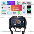 8Kern 4+64GB Android 13 Autoradio GPS Carplay DAB+ WIFI 4G Für Mazda 2 2007-2013