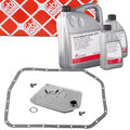 FEBI Getriebefilter + Dichtung + 7L Getriebeöl für BMW E39 E38 E31 X5 E53 5HP24