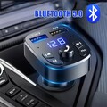 Auto Wireless Bluetooth 5.0 Fm Sender Adapter Ladegerät 2Usb Pd Aux (