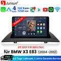 Für BMW X3 E83 2004-2012 Android 13 Autoradio Nav GPS Carplay WIFI BT FM SWC DAB