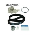 1x Wasserpumpe + Zahnriemensatz SKF VKMC 90001 passend für MITSUBISHI SUZUKI