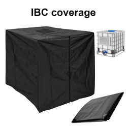 600L IBC Container Abdeckung UV-Schutz Frostschutz Regenwassertank Hülle Haube