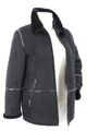 GIORGIO Winter Jacke  Webpelz Jacke in Wildleder Optik Gr. 42 