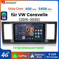 Für VW Caravelle 2015-2020 Carplay 4+64GB Android14 8Kern Autoradio GPS Navi DAB