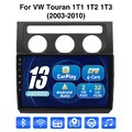 10" Android 13 Auto 2+32G CarPlay Autoradio GPS BT RDS Für VW Touran 1T1 03-2010