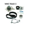1x Wasserpumpe + Zahnriemensatz SKF VKMC 95660-3 passend für HYUNDAI KIA