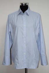 Eterna Damen Business Langarmbluse Bluse modern blau weiß Gr 44 Top Zustand