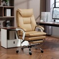 HOMCOM Bürostuhl Ergonomischer Schreibtischstuhl mit Lendenwirbelstütze