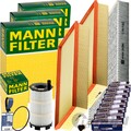 MANN FILTER INSPEKTIONSPAKET passend für 4.2 FSI+V8 AUDI Q7 4L TOUAREG 7L 350 PS