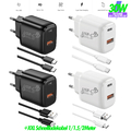 Dualport 30W Usb C Power Adapter Netzteil Ladekabel iPad Pro 11 2021/2020/2018