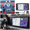 Apple Carplay Autoradio Für Smart Fortwo 451 2011-2015 4G+64G Android15 DAB+ KAM
