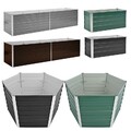 Hochbeet Verzinkter Stahl Gemüsebeet Pflanzbeet Garten Blumentopf Metall DE