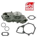 febi bilstein 27724 Wasserpumpe mit Dichtungen für Mercedes Benz, EVOBUS, Setra