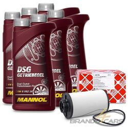FEBI DCG- GETRIEBEÖLFILTER + GETRIEBEÖL ÖLWECHSEL SET 6 GANG FÜR AUDI SEAT SKODA# # # KOMPLETTES DCG - GETRIEBE - ÖLWECHSEL - SET # # #