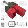 MEAT & DORIA Bremslichtschalter für Ford Focus Turnier DNW 1.6 16V 1.8 DAW DBW