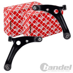 2X FEBI QUERLENKER SATZ UNTEN VORNE PASSEND FÜR MITSUBISHI COLT SMART FORFOUR