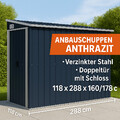 Geräteschuppen Wandmontage Gerätehaus Gartenhaus Gartenschrank Geräteschrank