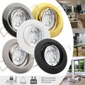 LED Deckenstrahler 230V Spots Einbaustrahler 4W 6W 7W dim GU10 Deckenspots DEC