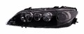 Scheinwerfer links für Mazda 6 2005-2007 H1 Schwarz + LWR Stellmotor Halogen