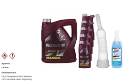 9L MANNOL Getriebeöl Dexron VI Gear Automatikgetriebeöl inkl. Auslaufschlauch