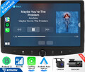 10,1 Zoll QLED Android 13 8Core Autoradio Carplay GPS Navi DSP 6+64 2 DIN 4G LTE