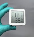 WiFi Temperatur Hygrometer Luftfeuchtigkeit Messgerät Alarm kompatibel mit App und Alexa