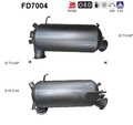 AS DPF Rußpartikelfilter Dieselpartikelfilter FD7004 für VW T5 Cordierit Bus 7HB