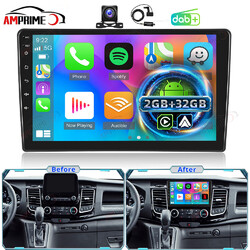 DAB+ Carplay Für Ford Transit Custom 2018-23 Autoradio 2+32GB Android 15 GPS Nav