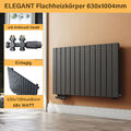 ELEGANT Heizkörper Design Paneelheizkörper Flachheizkörper 630x1004mm Einlagig 