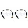 2X DELPHI BREMSSCHLAUCH BREMSSCHLÄUCHE 575mm VORNE passend für AUDI A3 TT VW NEW