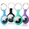 Airtag Anhänger 4Er Pack, Air Tag Schlüsselanhänger Halter Hülle Tracker Schlüss