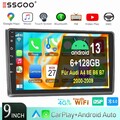 6+128G Android 13 Autoradio 8-Core WIFI 4G DSP Für Audi A4 8E 8H B6 B7 2000-2009