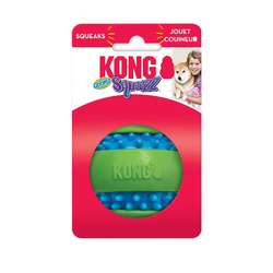 KONG Squeezz Goomz Ball M 6,5cm Hundespielzeug Zahnpflege Kauen