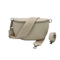 Bauchtasche Damen Leder, Gürteltasche mit Ledergurt, Crossbody Bag