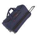 Travelite 2-Rad Trolley Roll-Reisetasche mit Rollen Basics L erweiterbar blau